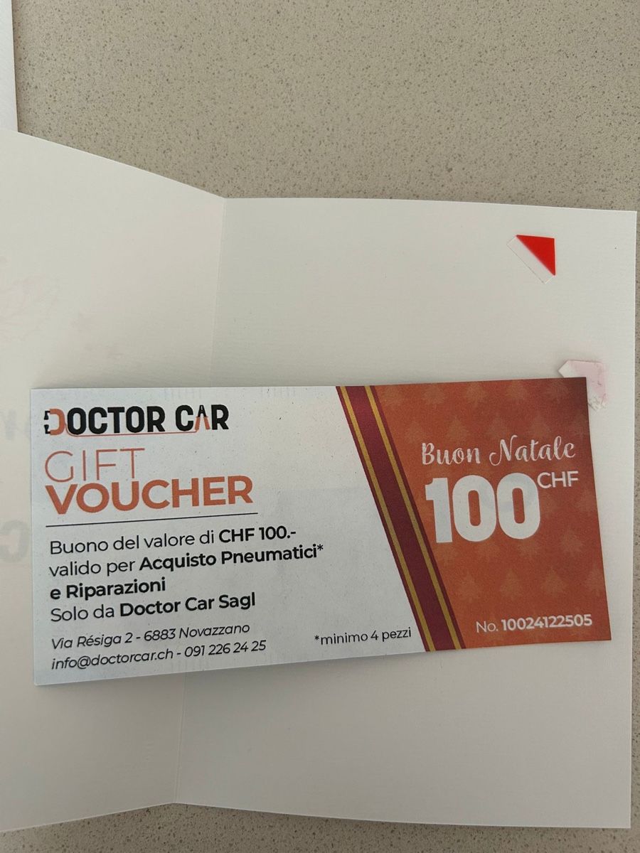 Buoni: Buono Doctor Car Novazzano – Nuovo e nell'imballaggio originale da Stabio venduto da van_5cry