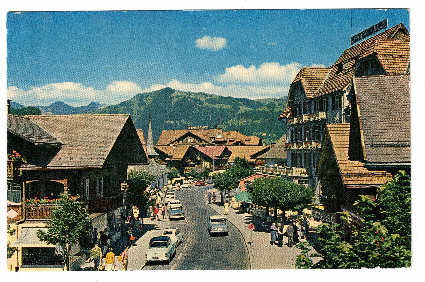 Cartes postales: Ansichtskarte Gstaad Dorfstrasse – D'occasion à Küsnacht ZH par scholli58