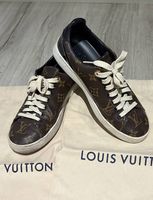 Sneakers Louis Vuitton con stampa monogram marrone 35