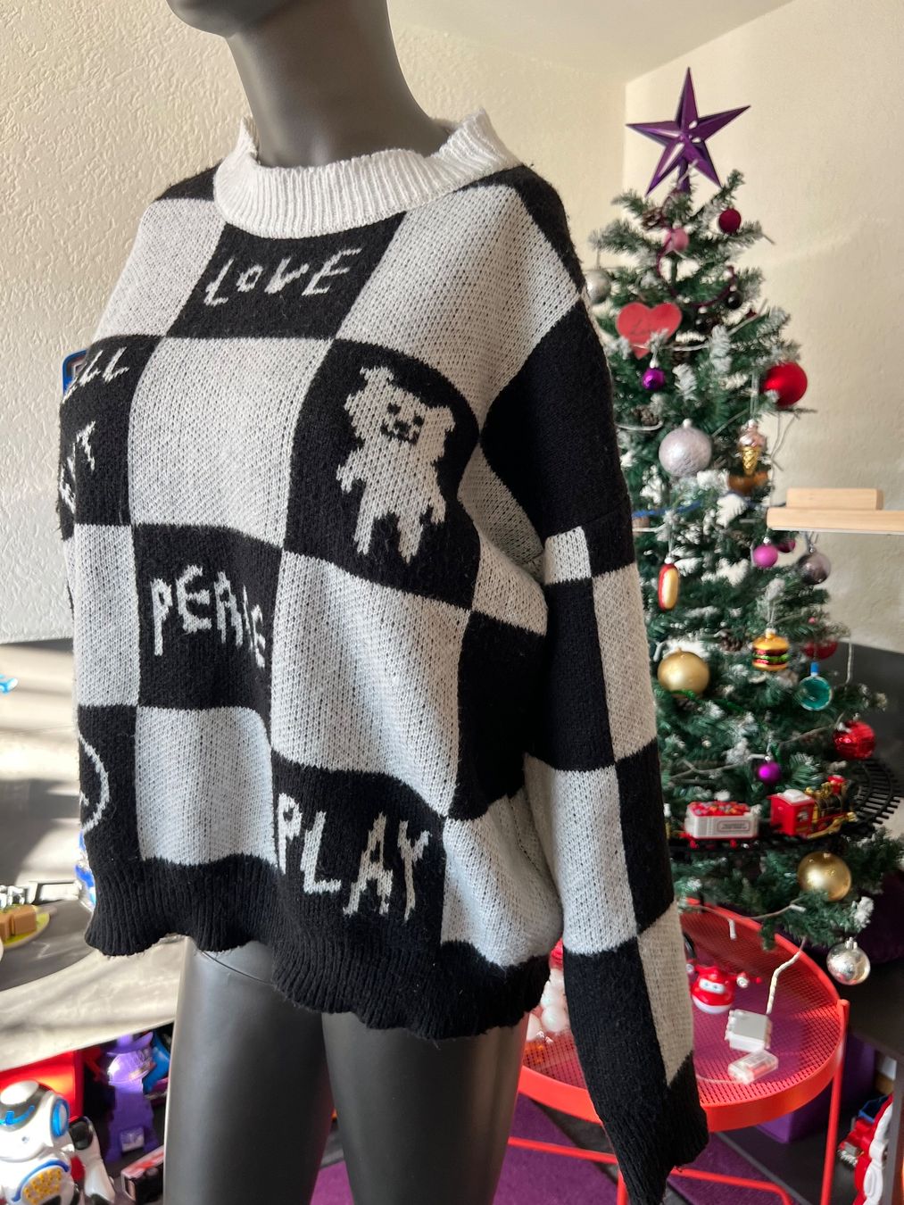 Maglioni & Felpe: Strick Pulli Pullover Schwarz weiß Gr S - M – Usato da Frenkendorf venduto da Style365 1