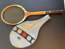 Racchetta Tennis Vintage Dunlop Maxply Fort Legno Anni 70'