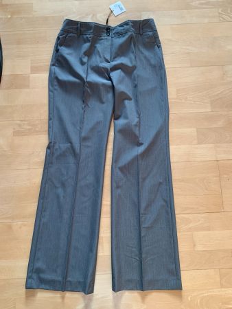 ESPRIT Damen Hose, Gr. 38, Grau meliert, NEU