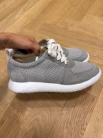 Hermes Sneaker Grau Leder Mesh Grösse 42
