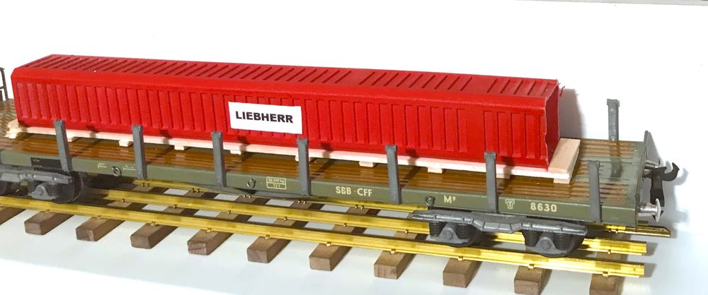 Buco Trains électriques: Buco Spur 0, Rungenwagen 8630, BELADEN – D'occasion à Ipsach par locky55 4