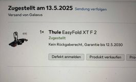 Fahrradträger Thule EasyFold XT F 2