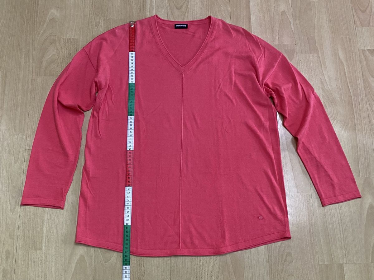 Gerry Weber Maglioni & Felpe: Gerry Weber Pullover Gr.L himbeer-rot Baumwolle  – Nuovo (secondo la descrizione) da Buochs venduto da H16 4