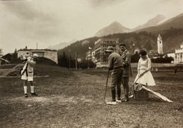 St. Moritz, Golf Mode, um 1920 - späterer Druck