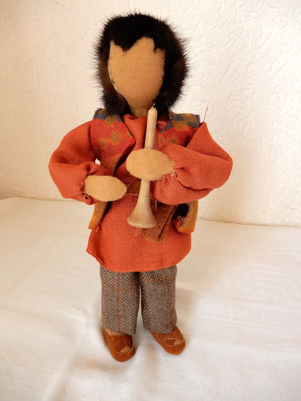 Alle Dekorationen: Schwarzenberger Krippenfigur Hirt mit Trompete – Gebraucht aus Senèdes von tintinette43