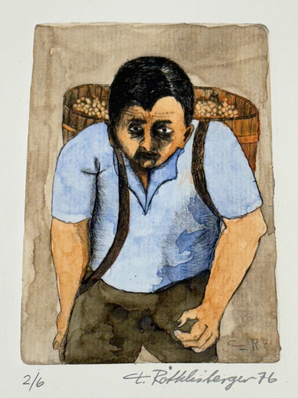 Grafica & Litografie: Röthlisberger Cuno Litho signiert – Usato da Bern venduto da Jwpm66 1