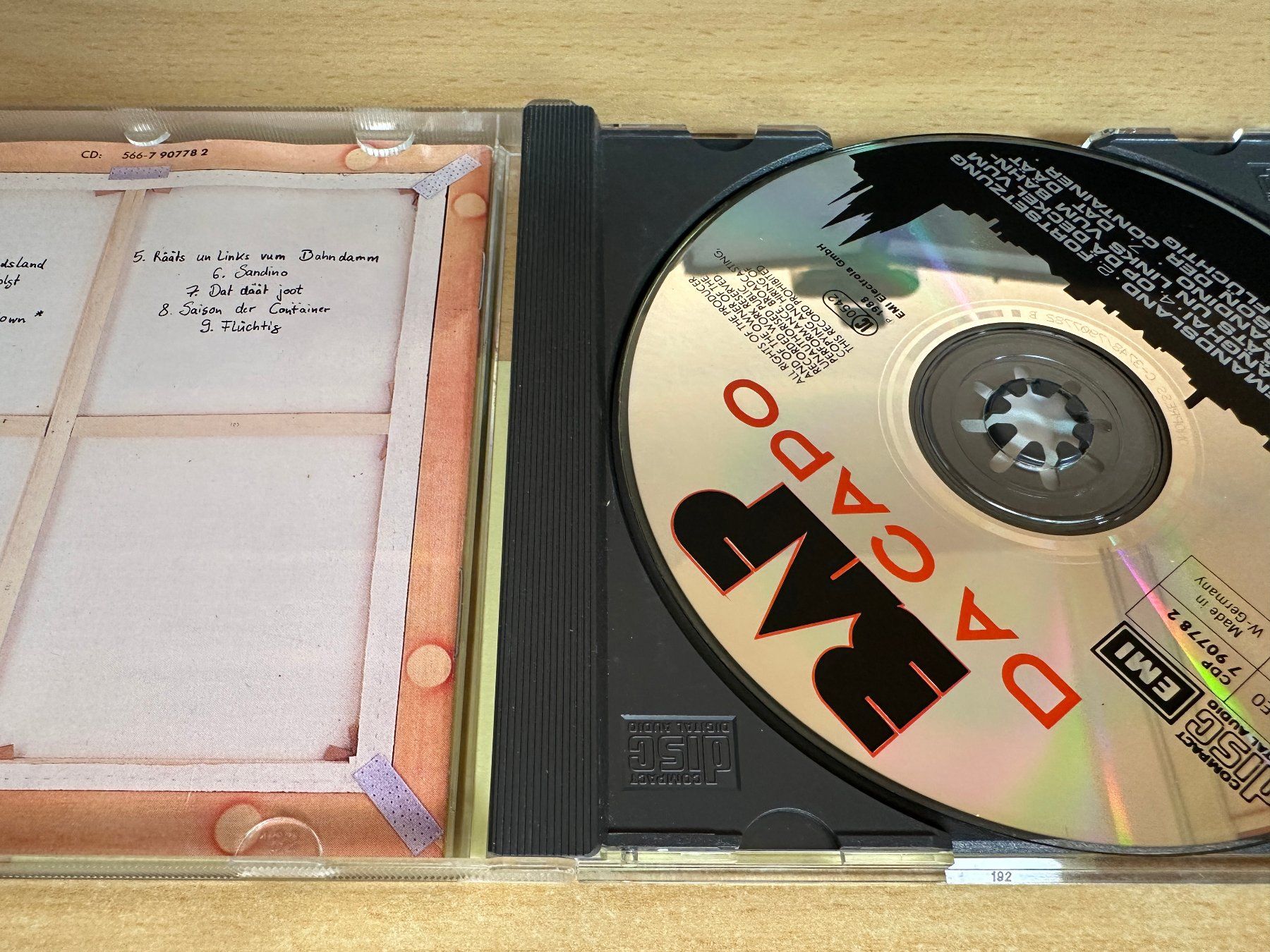 CD: S7 BAP – Da Capo – Usato da Rikon im Tösstal venduto da Alpenmutz 2