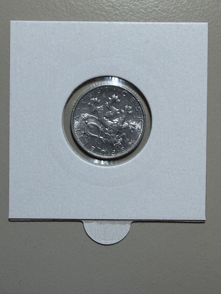 Alle Münzen: République Tchequie - 50 centimes - 1993 – Gebraucht aus Payerne von Mike1682 1