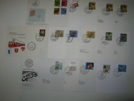 Konvolut Briefe mit Pro Juventute Marken mit Sonderstempel