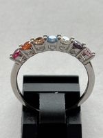 Regenbogen Ring, 925 Silber