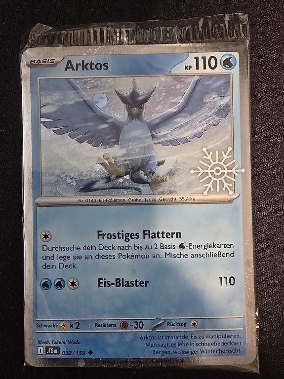Pokémon Carte collezionabili: Pokemon Arktos 032/159 Snowflake sealed – Nuovo e nell'imballaggio originale da Regensdorf venduto da E-Smiley