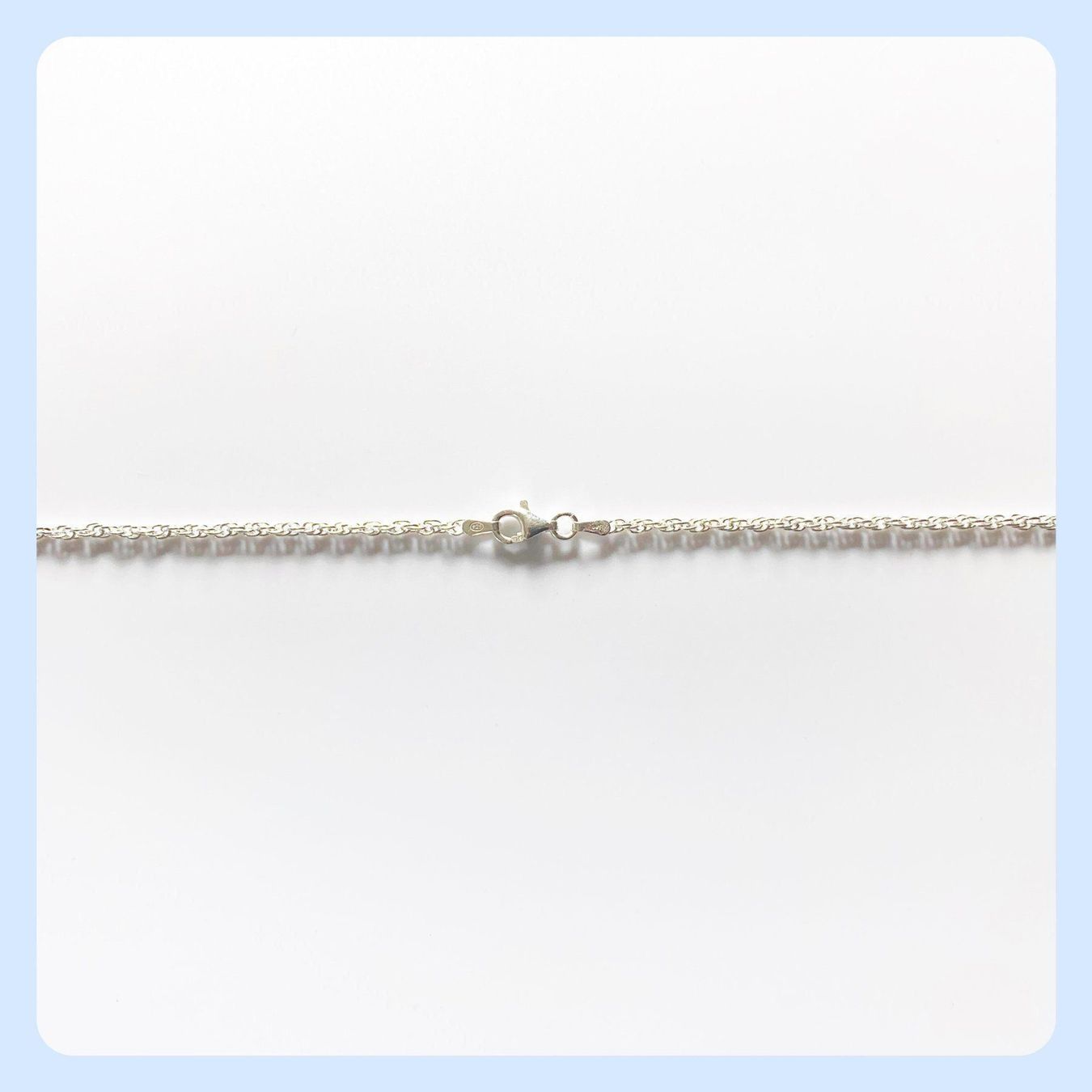 Catenine: Kordelkette Silber 925, 1.75mm, 40cm – Nuovo e nell'imballaggio originale da Zürich venduto da Mevas_Silber