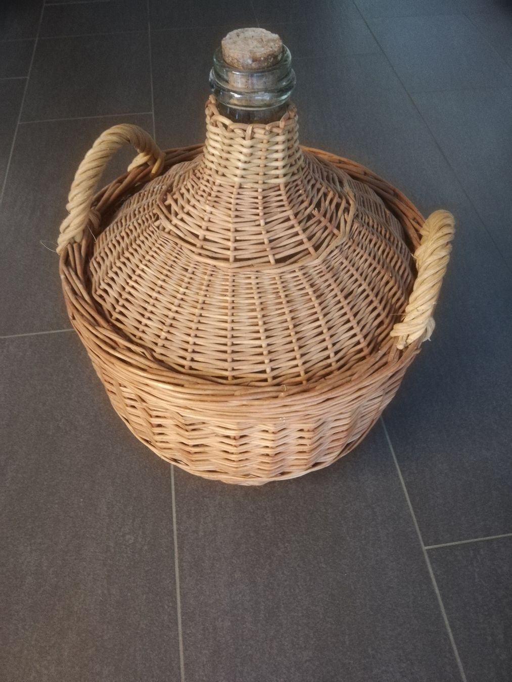 Bottiglie: Korbflasche (Schnapsflasche) – Usato da Wolhusen venduto da limaka