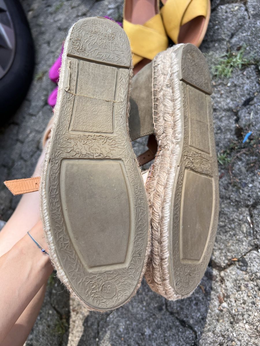Damenschuhe: Espadrilles, Gr. 39, oliv Kupfer  – Gebraucht aus Solothurn von Brini06 3