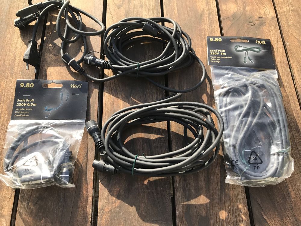 Kabel zu Outdoor Weihnachtsbeleuchtung Serie Profi 230V Kaufen auf