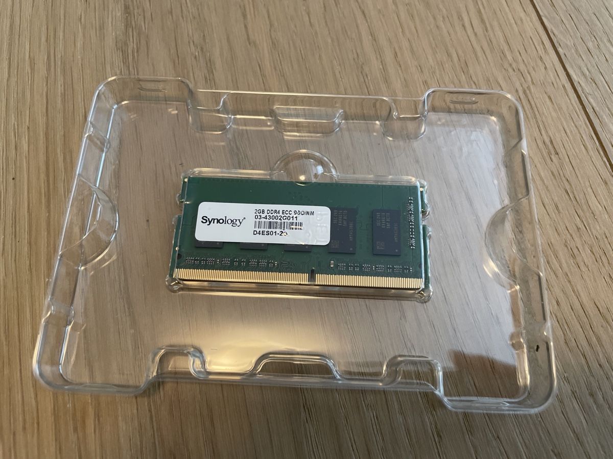 Memory / RAM: Synology 2GB RAM D4ES01-2G – Neu (gemäss Beschreibung) aus Granges-Paccot von yvanperrenoud