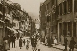 St. Gallen,  Metzgergasse um 1900