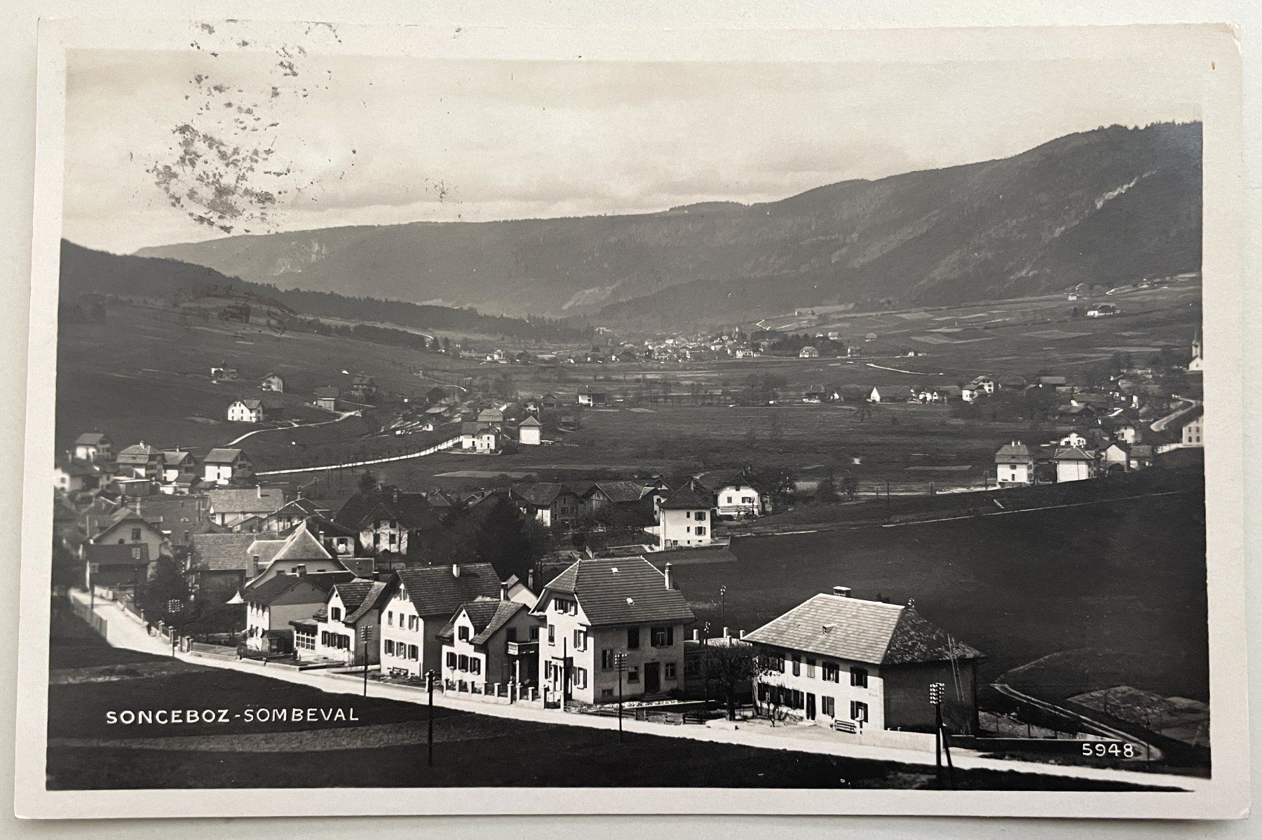 Cartoline postali: Sonceboz - Sombeval – Usato da Savagnier venduto da Ne2065