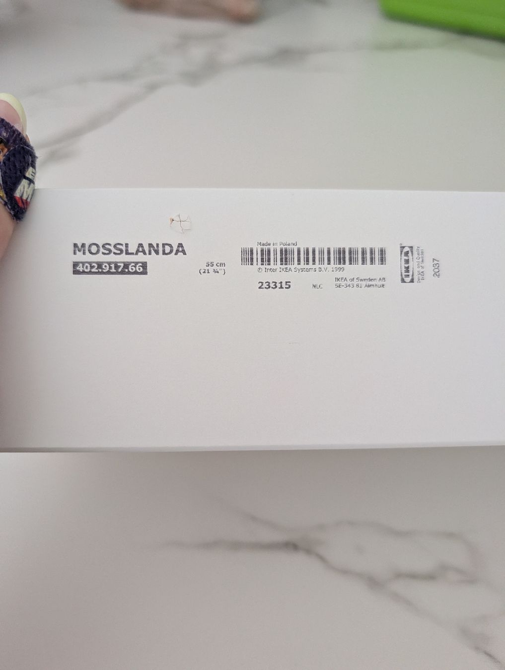 Ikea Étagères: IKEA MOSSLANDA Bilderleiste weiss 55cm  – Neuf (Voir description) à Lohn-Ammannsegg par GuessT 4