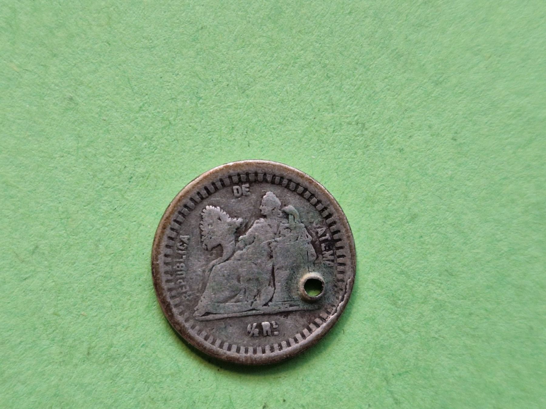 Alle Münzen: Guatemala 1/2 Real 1880 – Gebraucht aus MUEHLAU von ibo_5c7d
