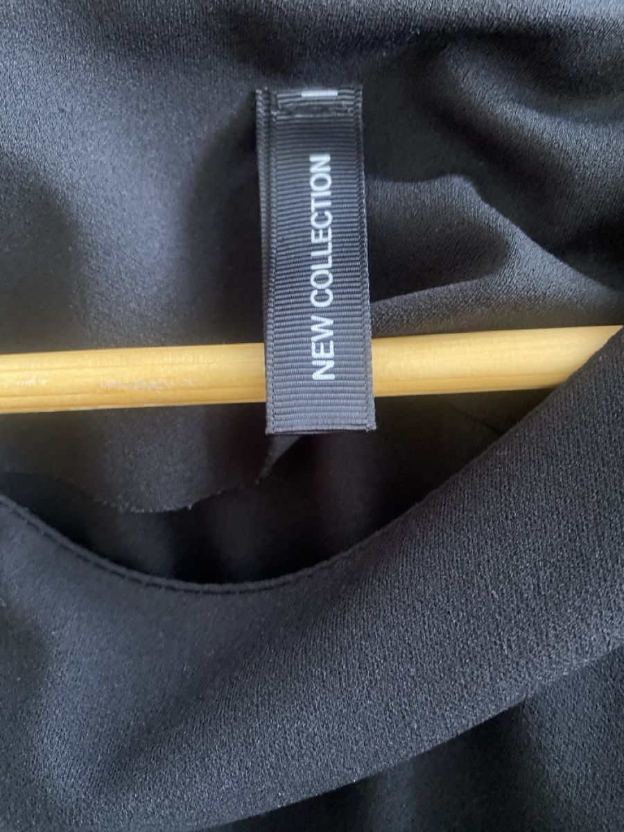 Vestiti: Elegantes schwarzes Kleid mit Plissee, Gr. M – Usato da Alpnach Dorf venduto da melbb 2