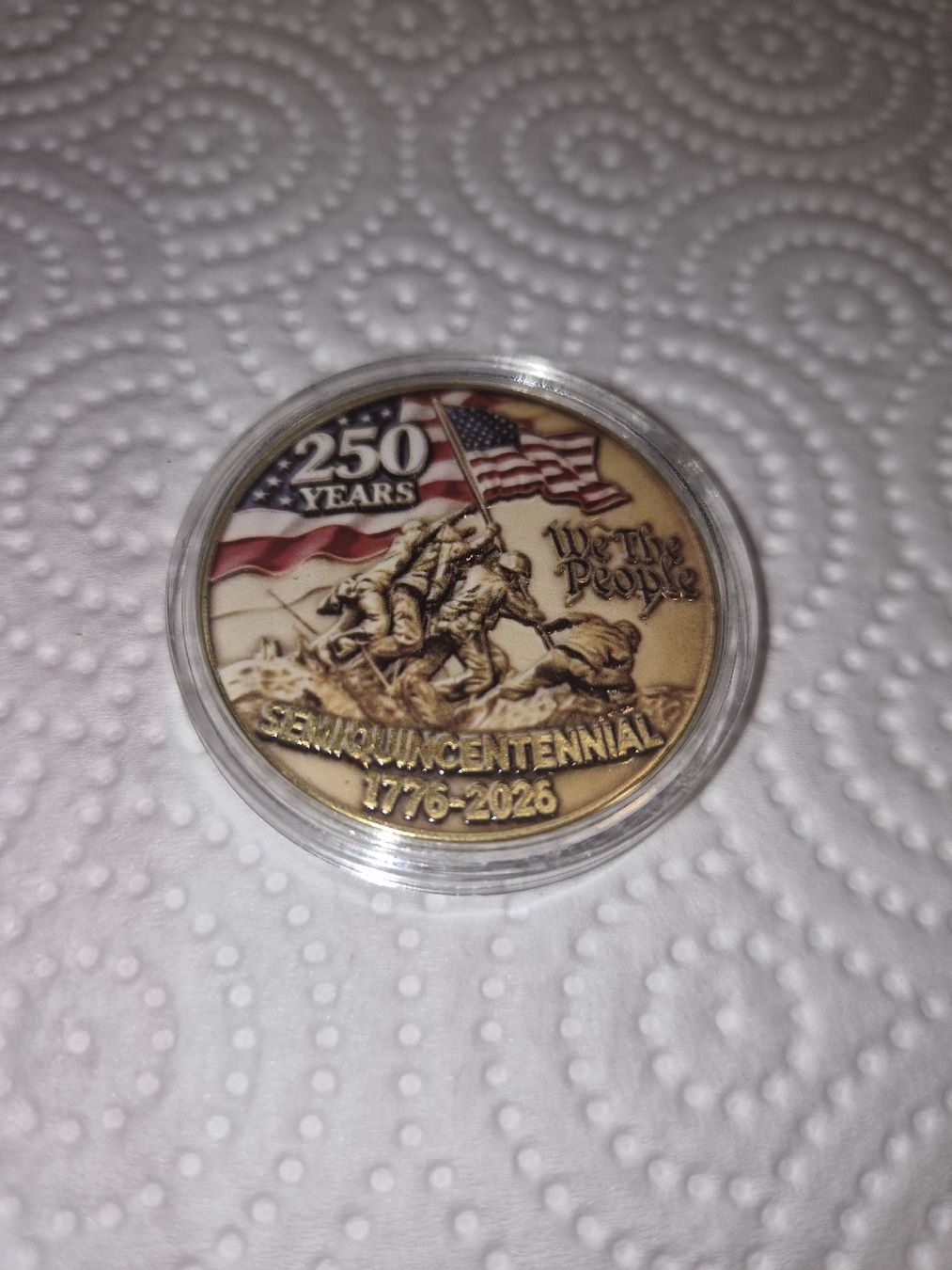Toutes les monnaies: Pièce commémorative 250 ans USA – Neuf (Voir description) à Senèdes par hen_fw8b