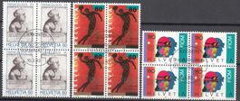 SBK 839 - 841 im 4er-Block mit ET