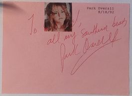 Park Overall Autogramm signiert Karte 10x15cm