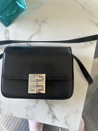 Handtasche Givenchy Leder schwarz gebraucht guter Zustand