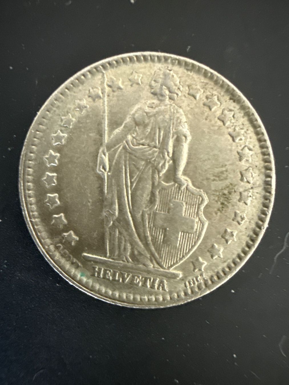 Toutes les monnaies: Swiss 1 franc 1963 Silver Coin – D'occasion à Pully par ta571 1