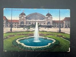 AK   1922 Basel Bundes Bahnhof     (G960)