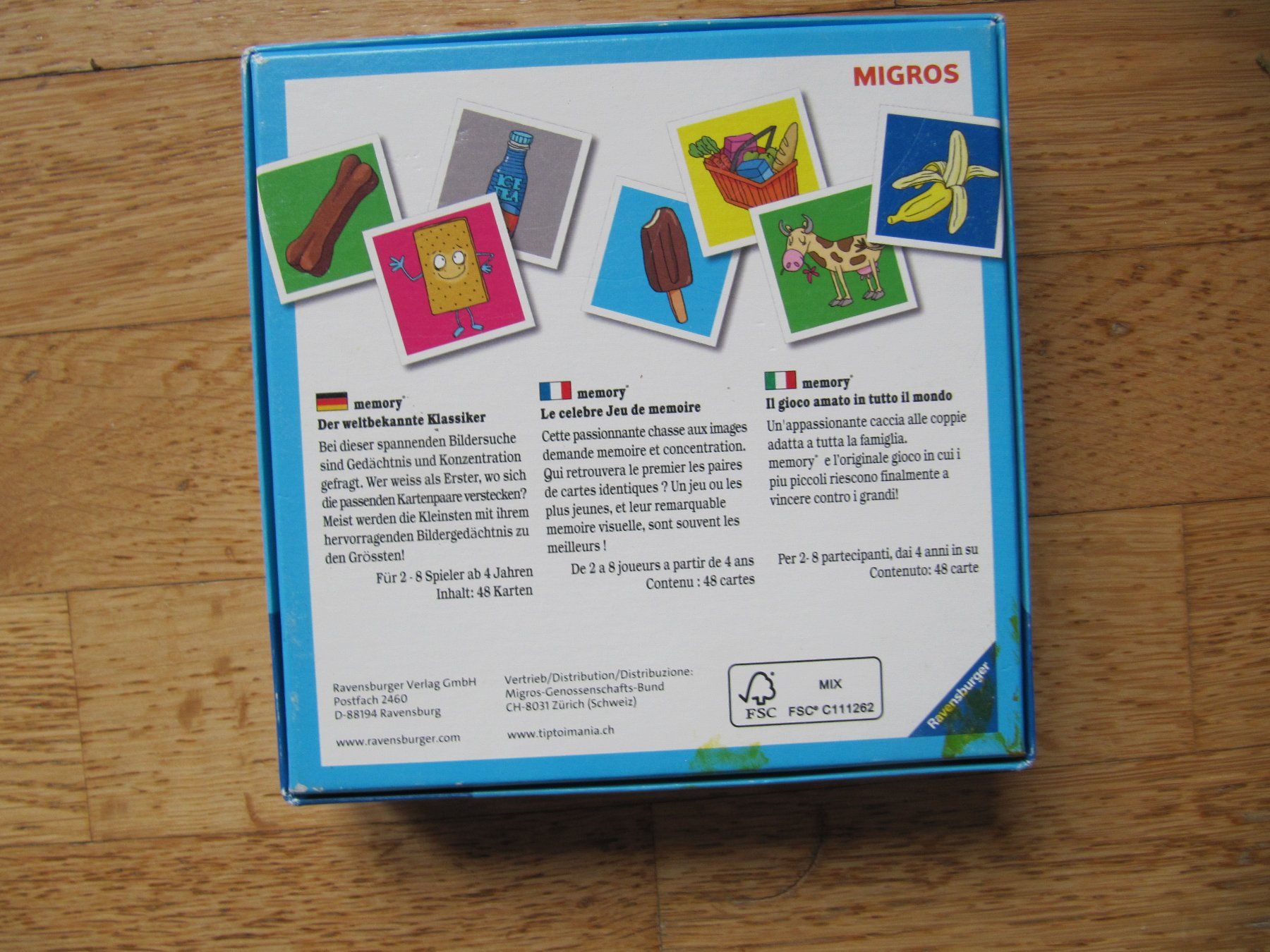 Ravensburger Spiele: Memory Ravensburger Einkauf Mi gro s – Gebraucht aus Würenlos von AustralisZ 2