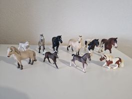 Schleich Pferde Konvolut mit Fohlen