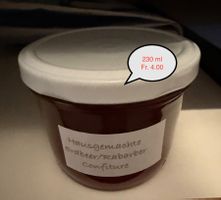 Erdbeer/Rhabarberconfi  Hausgemacht 230 ml