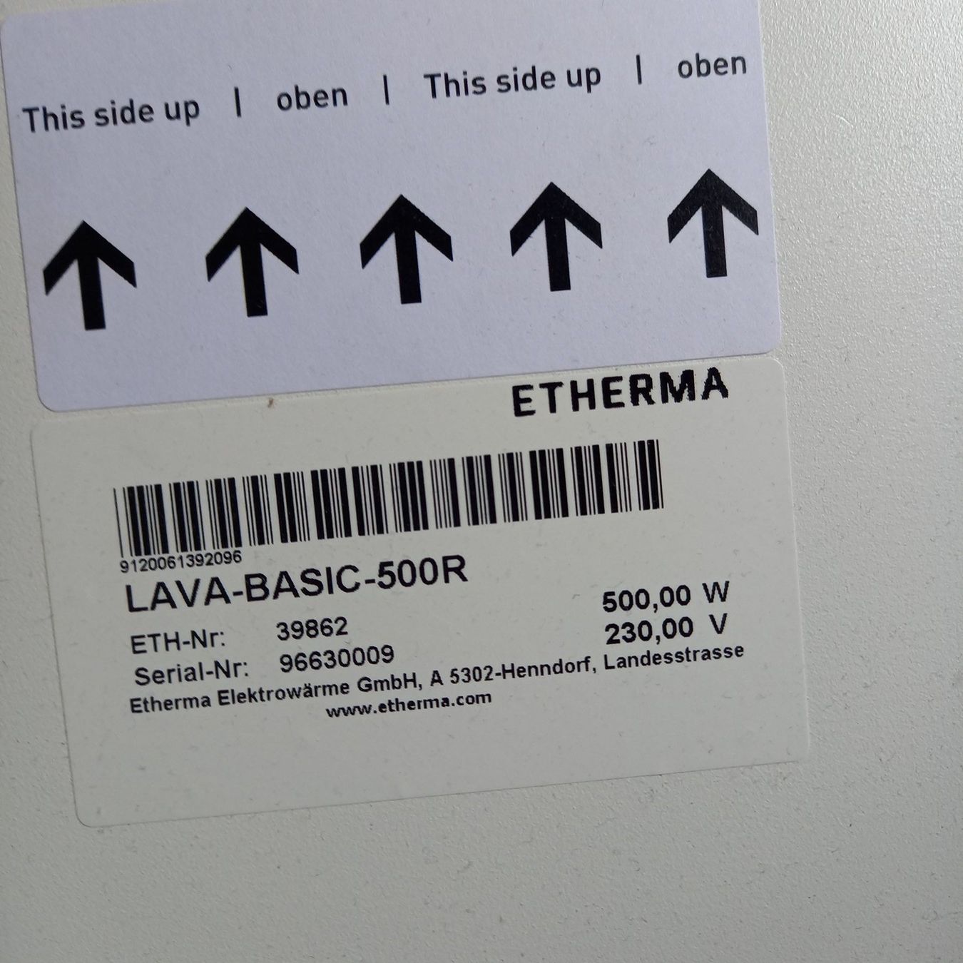 Radiatori: Radiateur électrique ETHERMA – Usato da Blignou venduto da Oligo 3