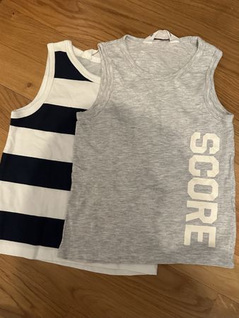 Neu! 2er Set: Tanktops für Jungs, Gr. 98/104