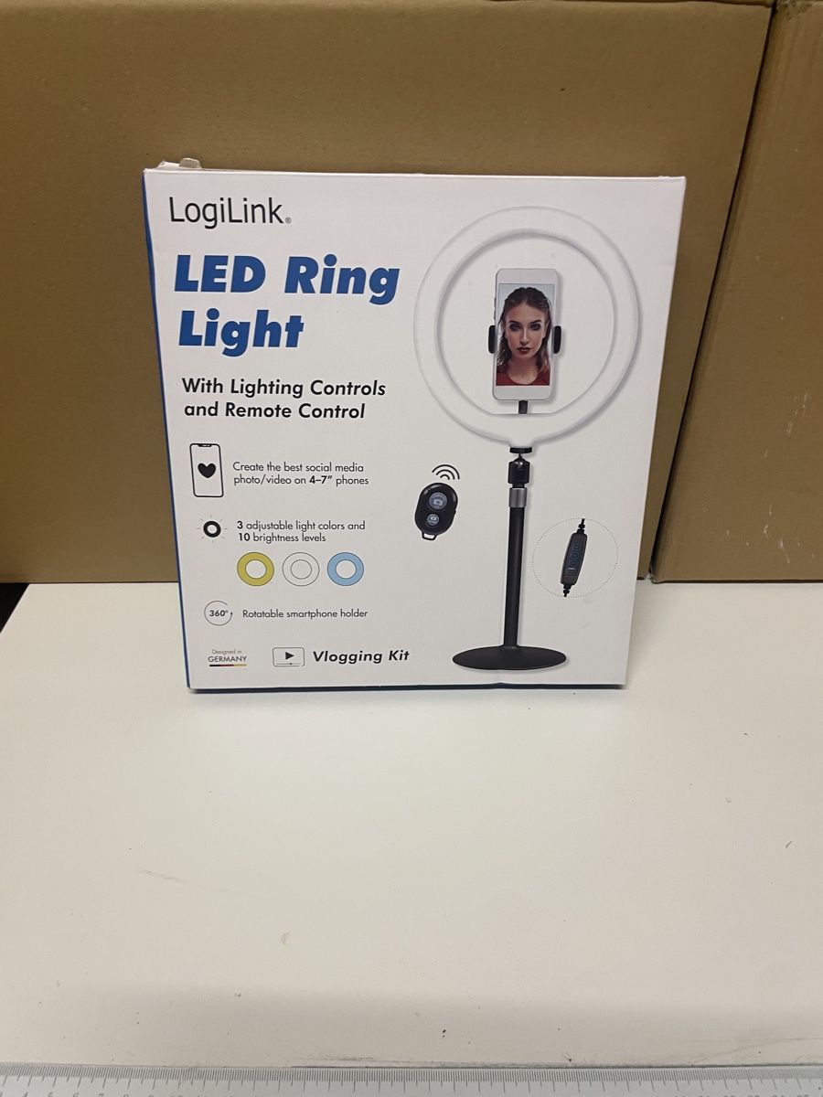 Lampes: LogiLink LED Ring Light Vlogging Kit neuwertig – D'occasion à Winterthur par Ccity 1