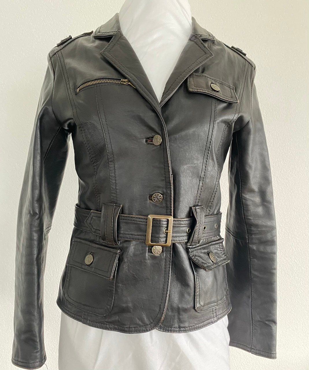 Jacken: Damenlederjacke - von Floriani - Lederjacke – Gebraucht aus Ried-Brig von Challi 9