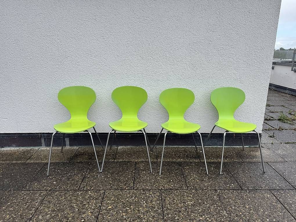 Stühle: 4 Stühle, grün – Gebraucht aus Walzenhausen von elhuuu21