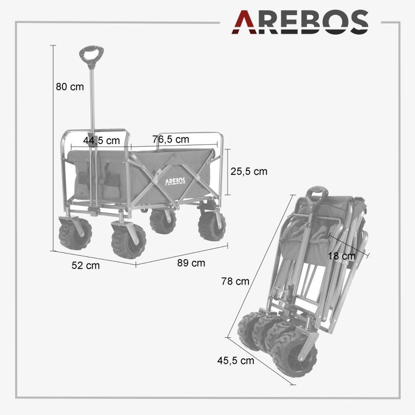 Brouettes: Bollerwagen ohne Dach Blau – Neuf (Voir description) à Nebikon par warendiscount 4