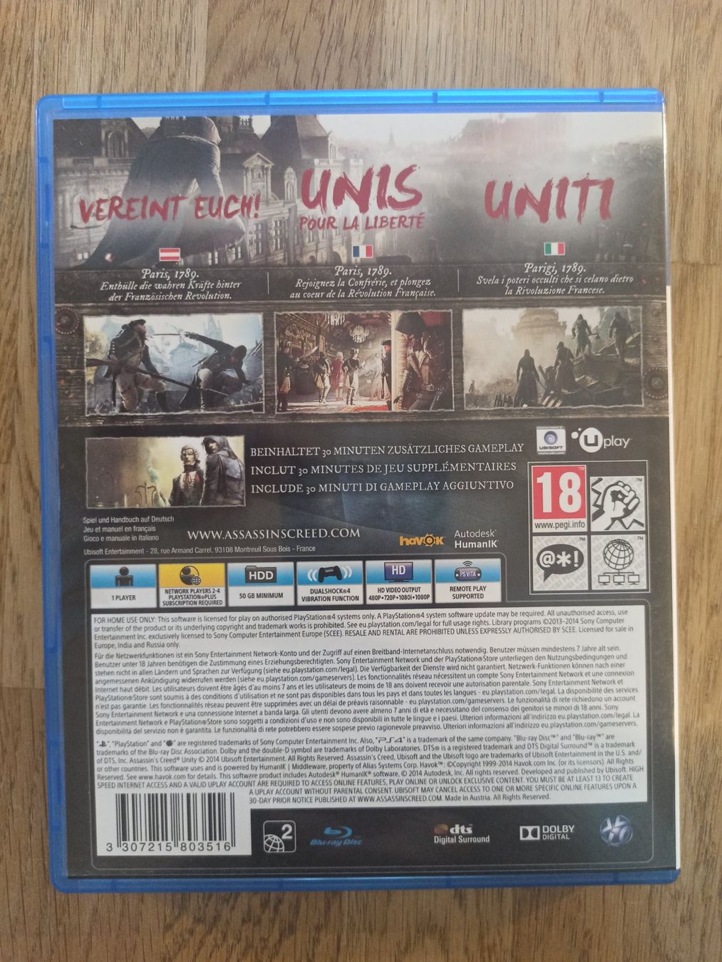 Giochi: Assassin's Creed Unity - Special Edition PS4 / PS5 – Usato da Oberweningen venduto da mar_87mx 1