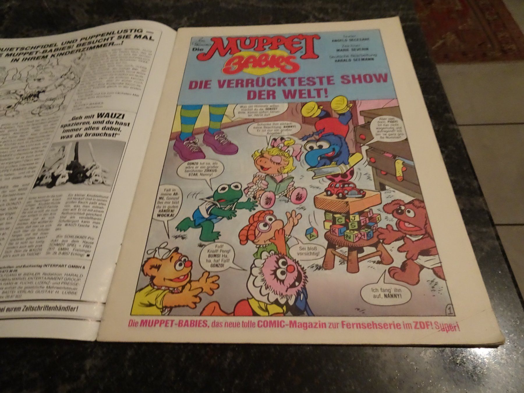 Comics: Comic Magazine Die Muppet Babies Popples – Gebraucht aus Zürich von Roulet 3
