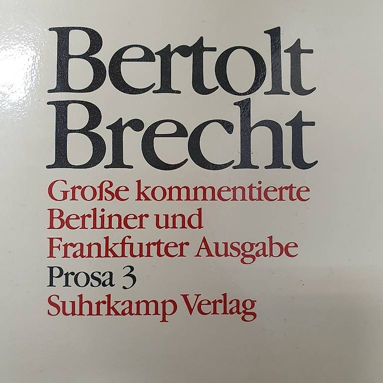 Libri: Gesamtausgabe Bertolt Brecht – Usato da Zürich venduto da lukas.8005 2