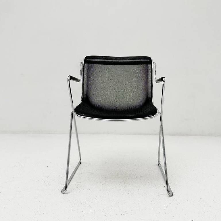 Castelli Sedie: Set de trois chaises "Penelope" de Charles Pollock /Vintage – Usato da morges venduto da Kus.design 1