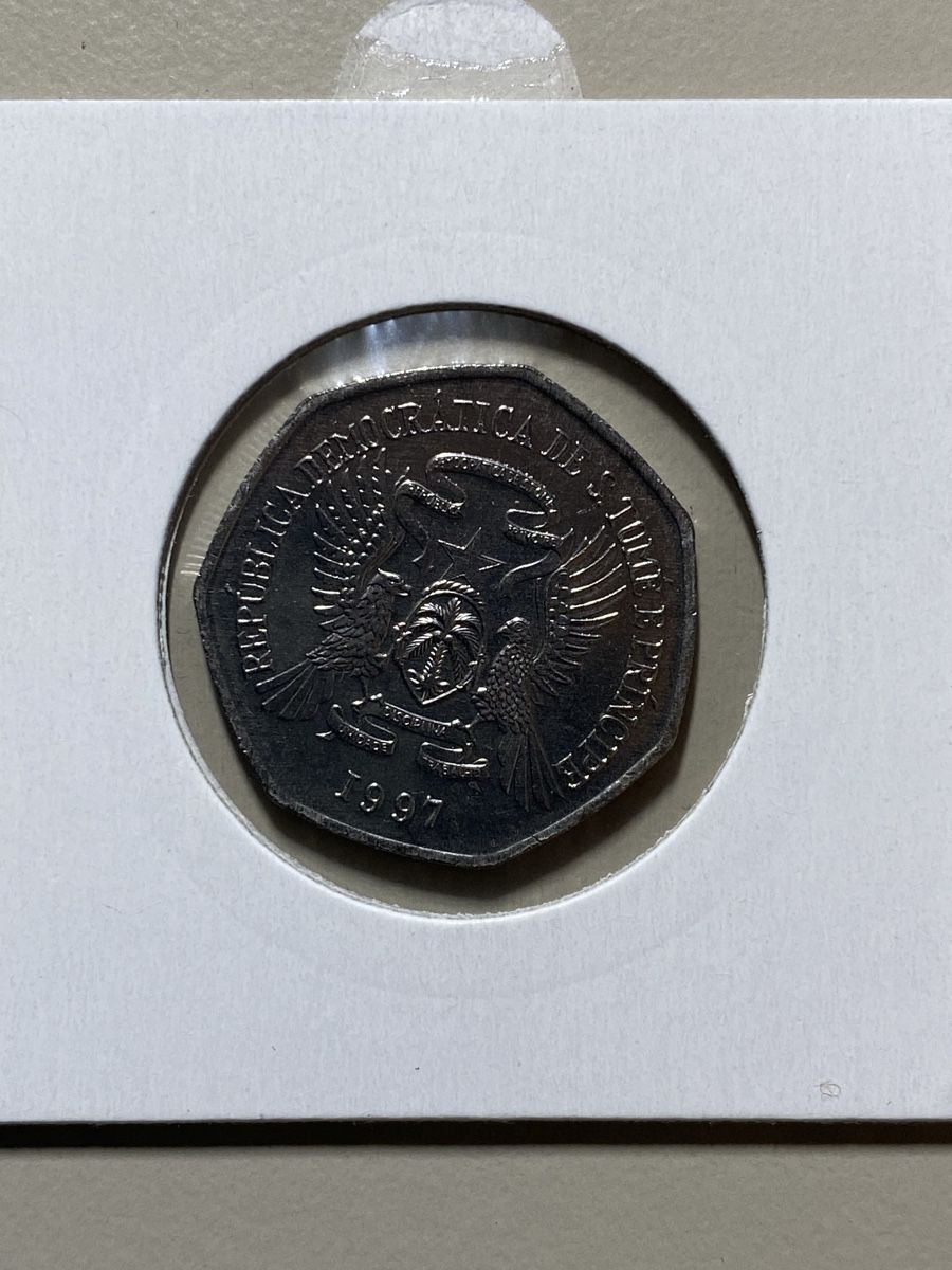 Toutes les monnaies: S.Tomé e Principe - 1000 Dobras - 1997 – D'occasion à Payerne par Mike1682 1