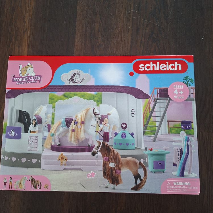 Schleich Horse Club 42588 – Salon De Beauté Pour Chevaux, Jouet Neuf