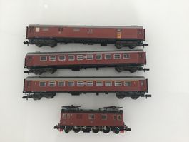 Schwedischer Zug Spur N Vitrinenmodelle